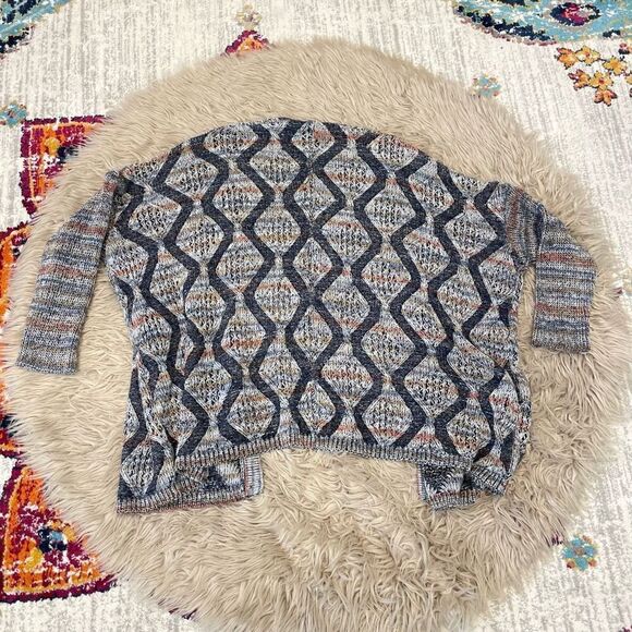 Soft surroundings wool oversized open cardigan - Picture 6 of 7